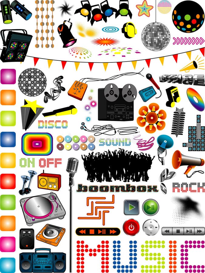 Music Graphics royalty free illustration