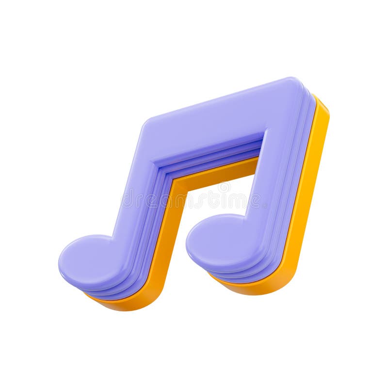 Music icon 3d render concept for application sine symbol using website on white background. Application sine illustrations