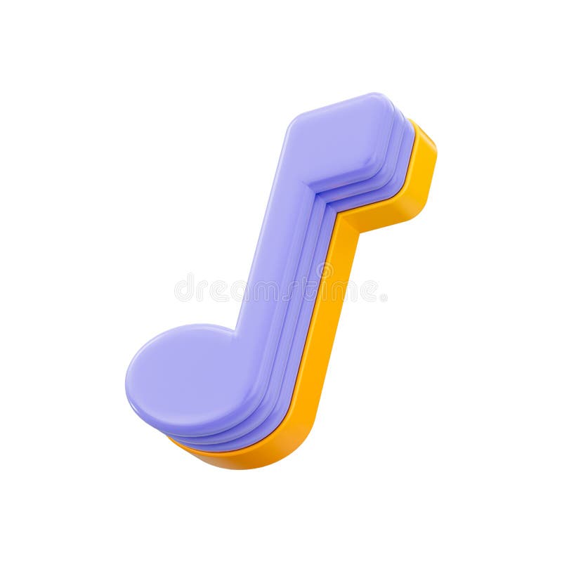 Music icon 3d render concept for application and website sine symbol on white background. Application sine illustrations