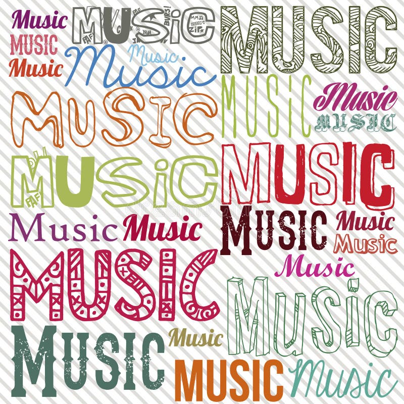 Music illustration royalty free illustration