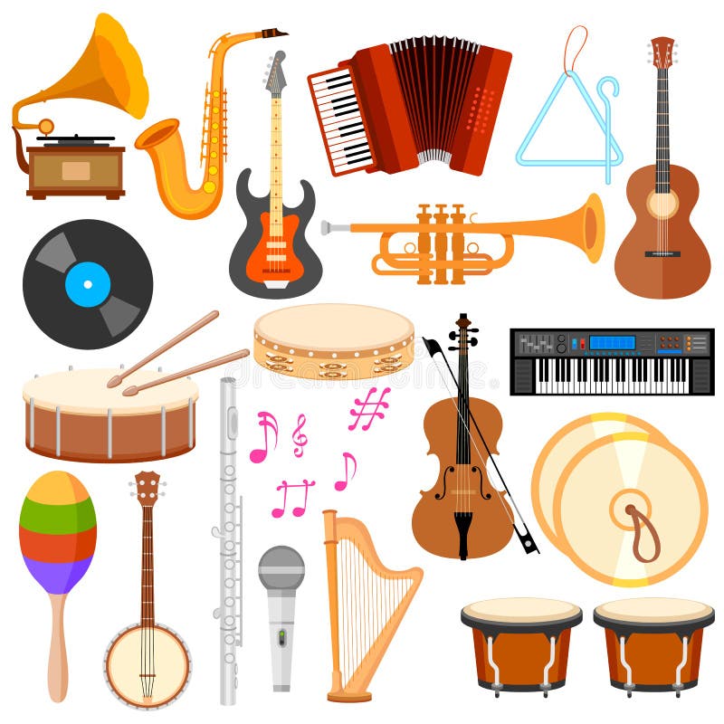 Music instrument vector illustration
