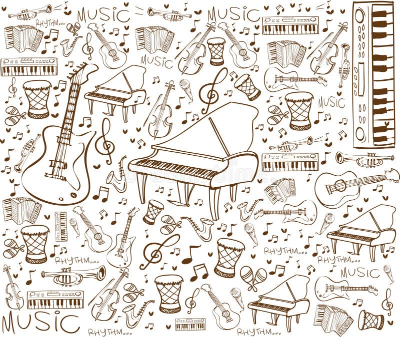 Music Doodle Stock Illustrations – 55,146 Music Doodle Stock