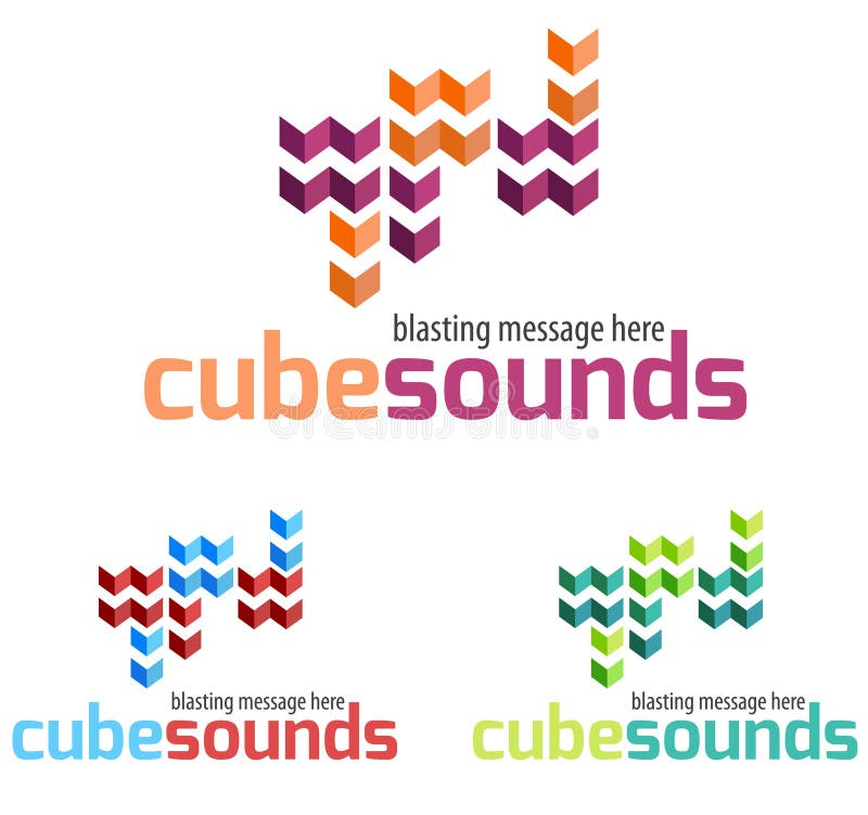 Music logo concept, symbol icon illustration. Slogan icon vectors