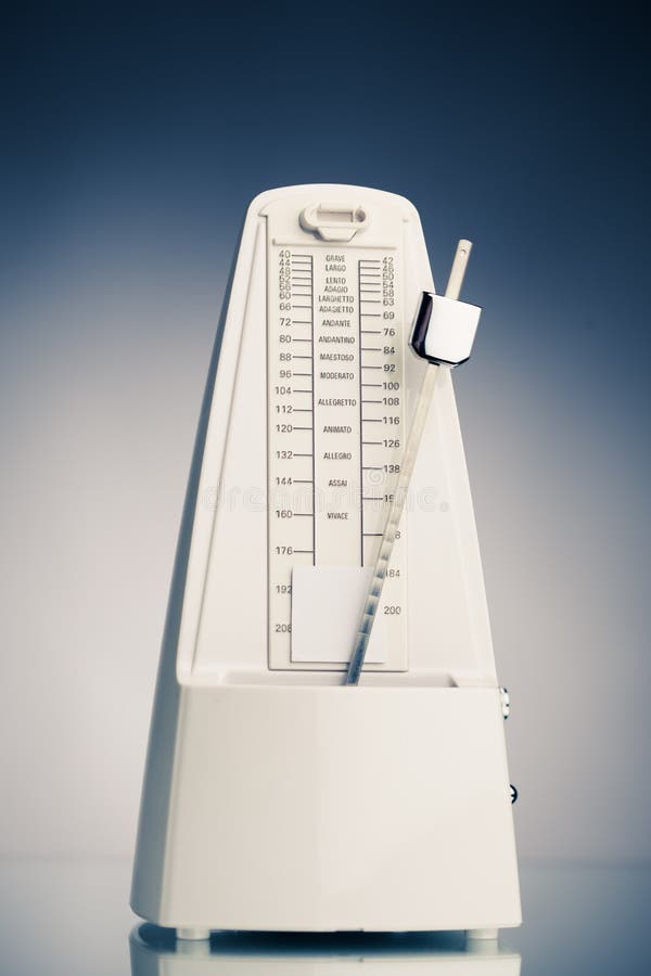 Music metronome stock image. Image of music, retro, clock 27228905