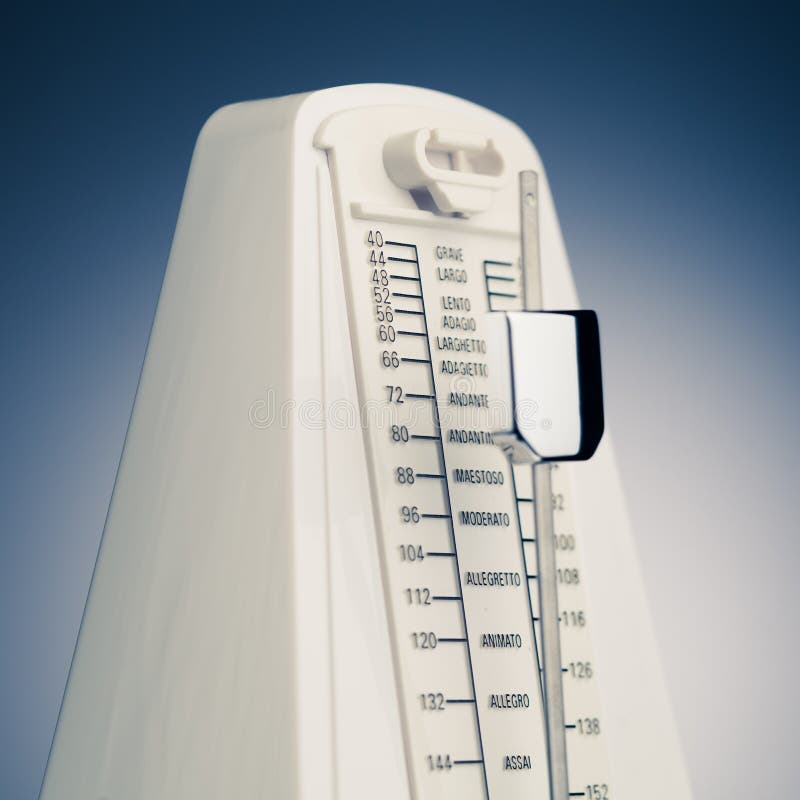 Music metronome stock image. Image of music, retro, clock 27228905