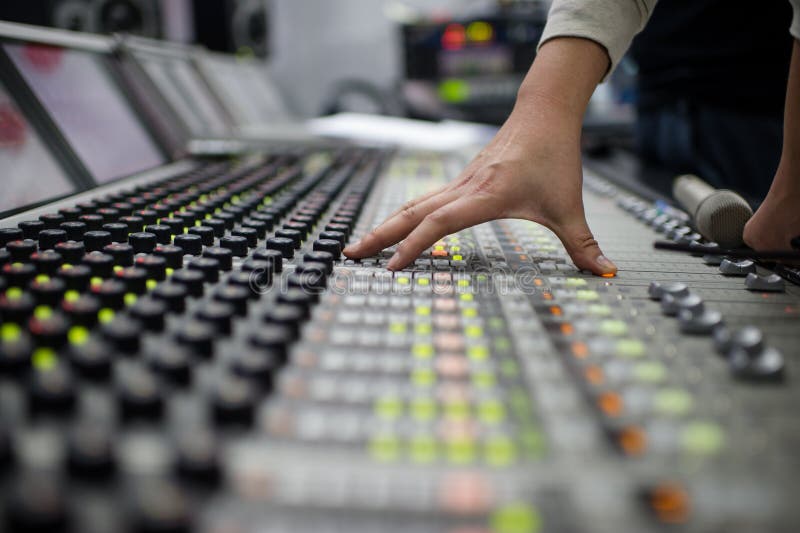 Music Mixer stock photo. Image of listen, green, control 39158926