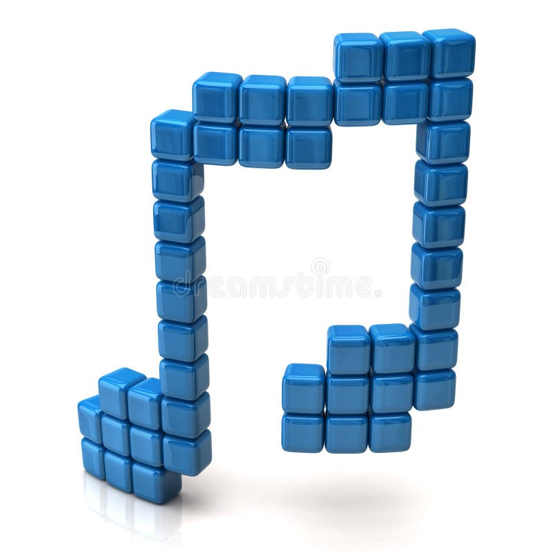 Music note royalty free illustration