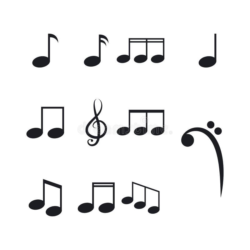 Music Note Rounded Stock Illustrations – 2,432 Music Note Rounded Stock ...