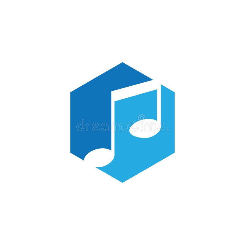 Music note Icon Vector Illustration.