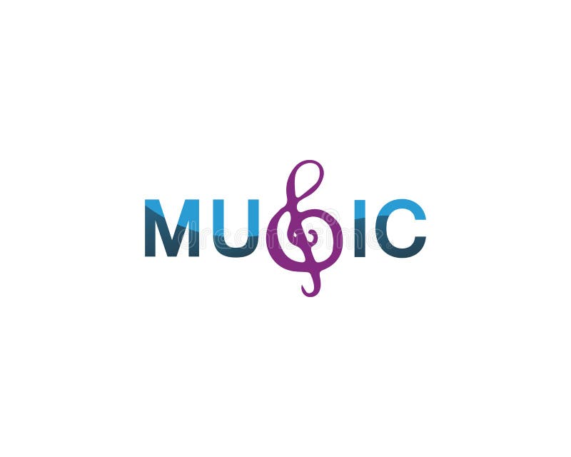 Music Note Icon Vector Logo and Design Stock Vector - Illustration of ...