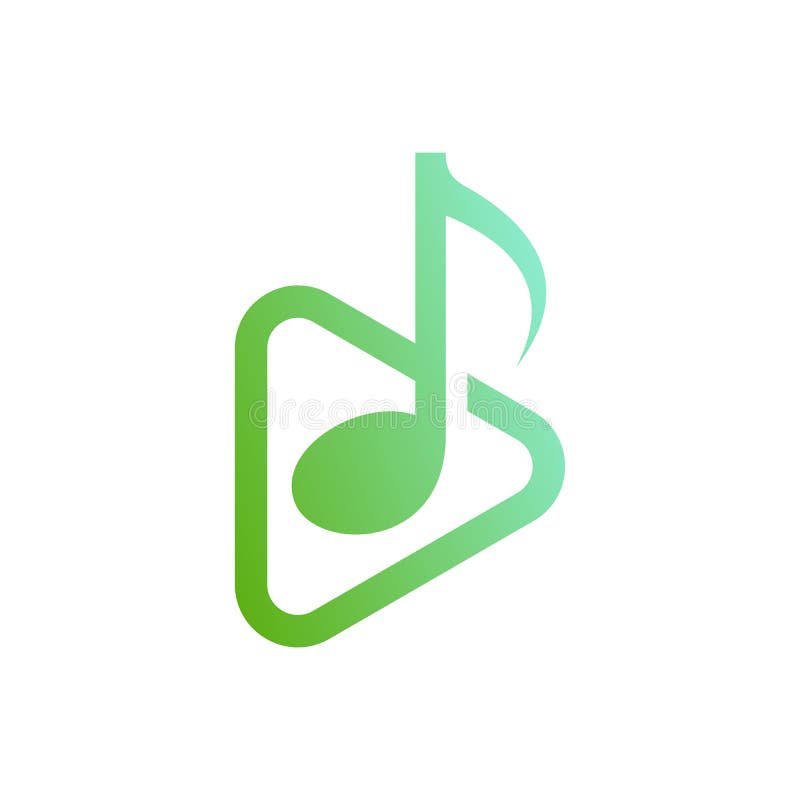 Music Note Logo Design Concept Vector. Note Play Music Logo Template