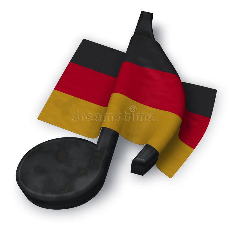 Music Note Symbol German Flag Stock Illustrations 33 Music Note