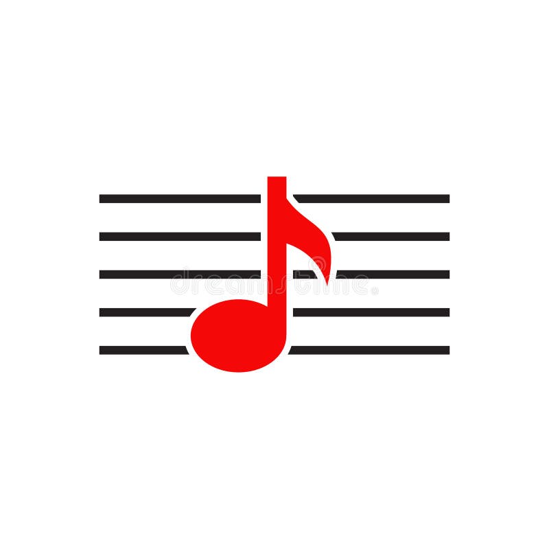 Music note symphony icon logo design vector template