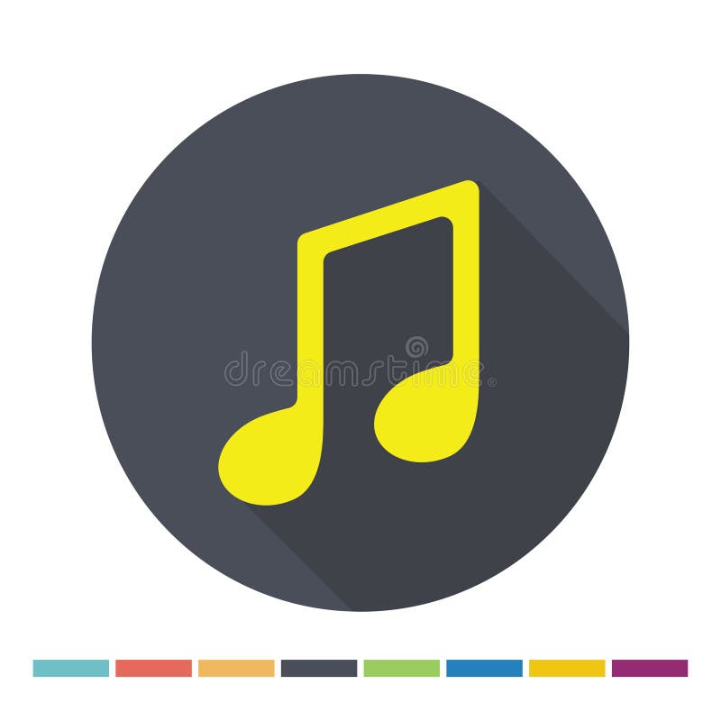 Music note web icon