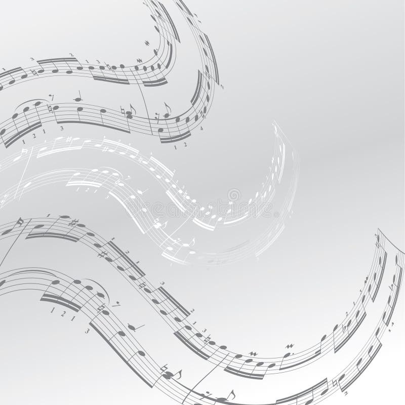 Music notes stock illustration