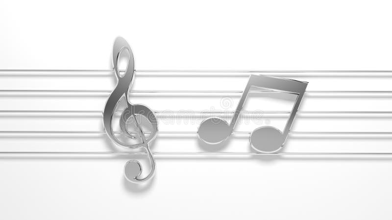 Music notes vector illustration