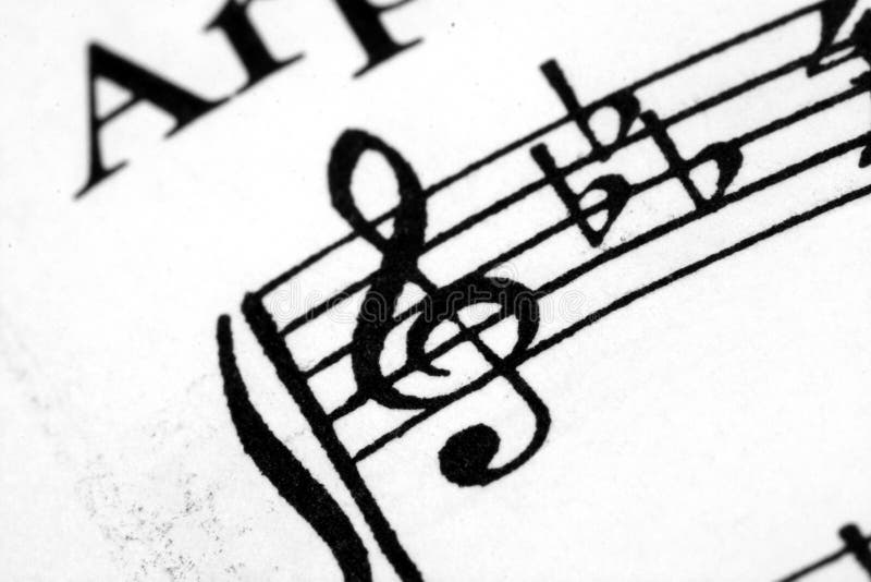 A macro of sheet music. Paper notation stock images, royalty-free photos and pictures