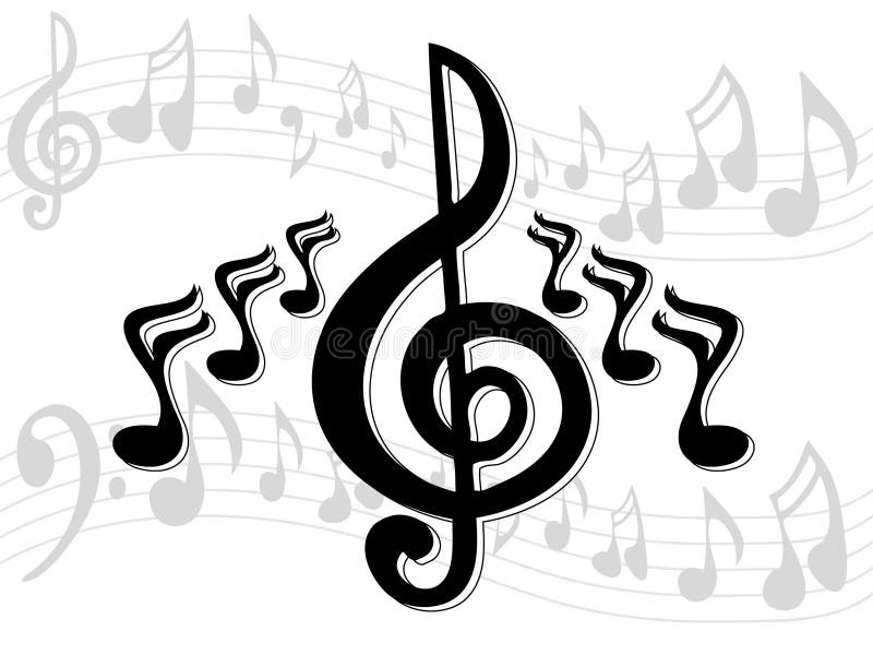 Music Notes stock illustration