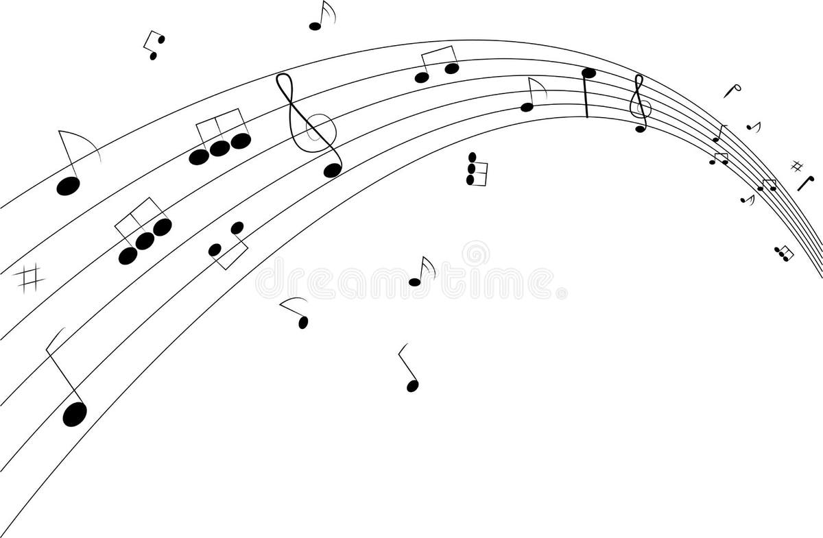 Guitar Music Notes Stock Illustrations 8121 Guitar Music Notes Stock