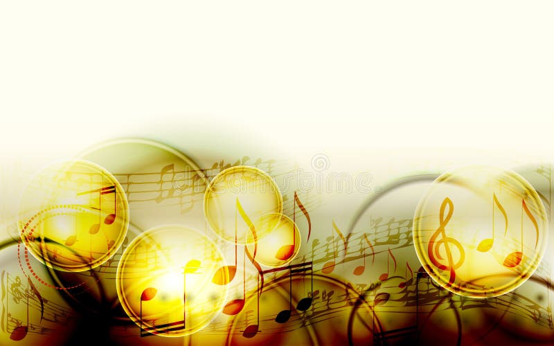 Music Background With Saxophone, Piano, Musical Notes And Flying Birds