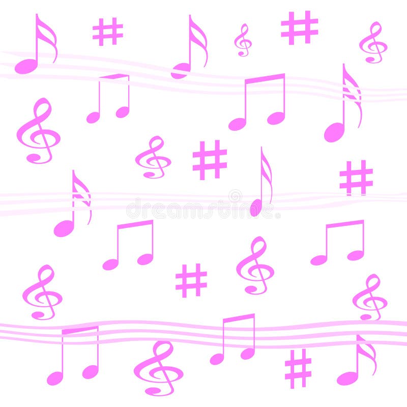 Music notes gift wrap