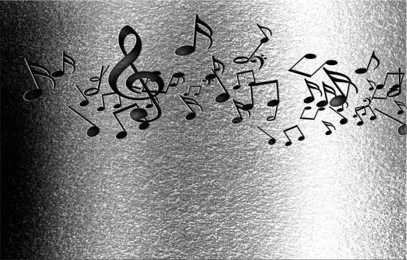 Music notes stock illustration