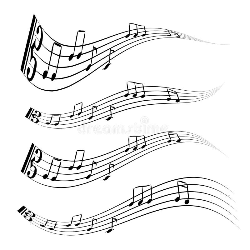 wave of music note c wave of music note c