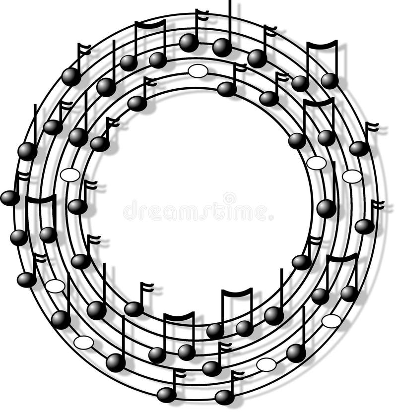 Music ring stock illustration. Illustration of musical 381940