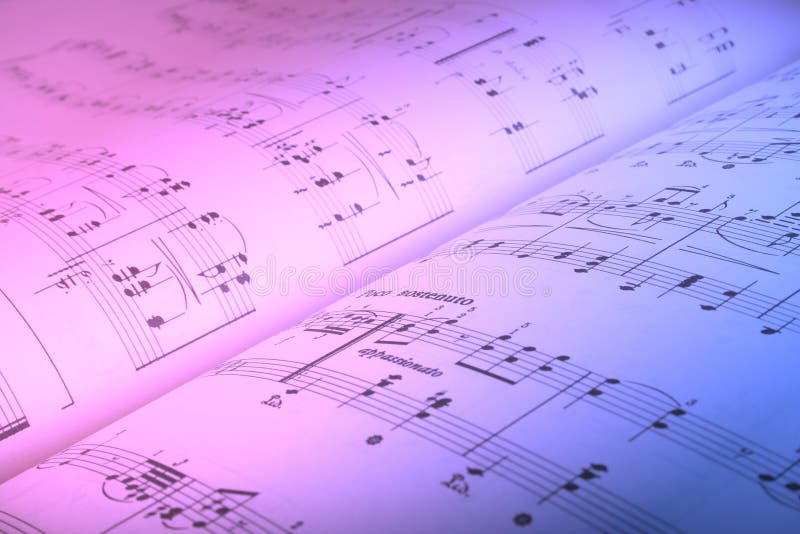 Music book. Paper notation stock images, royalty-free photos and pictures