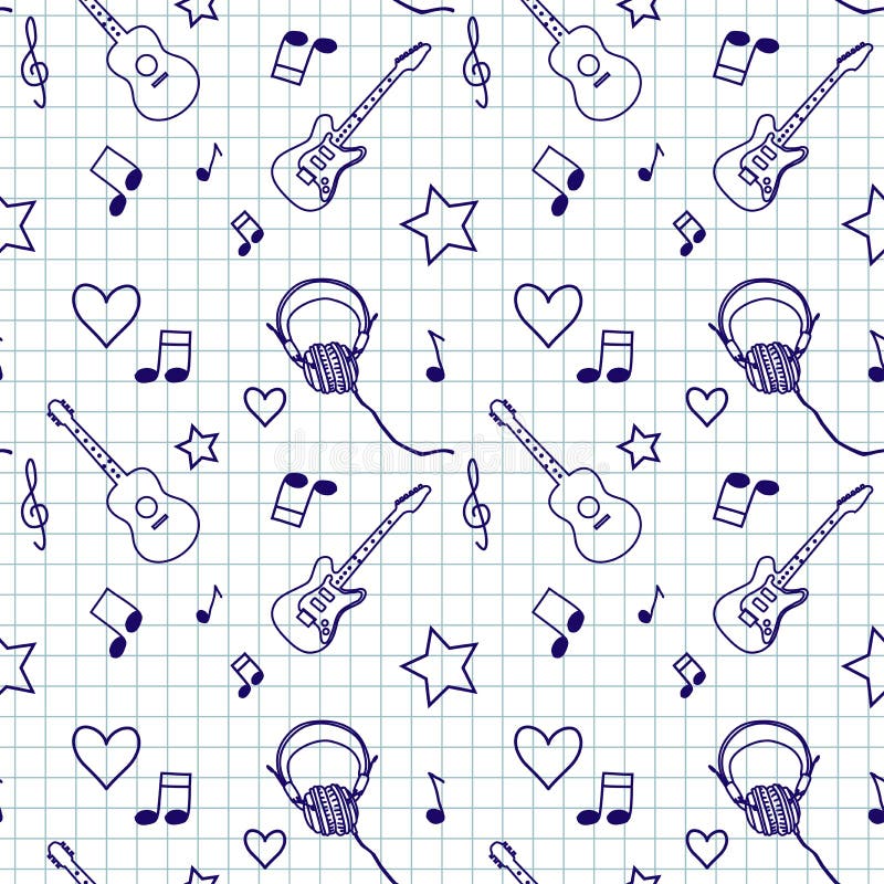 Music seamless pattern stock illustration Music seamless pattern stock illustration
