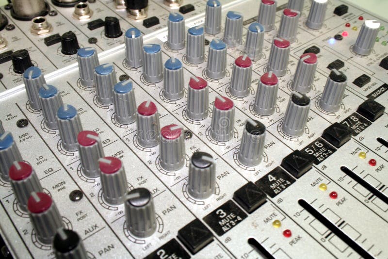 Music Sound Equipment stock photo. Image of mike, engineer 4765062
