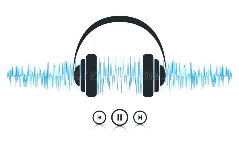 Music Sound Waves stock illustration