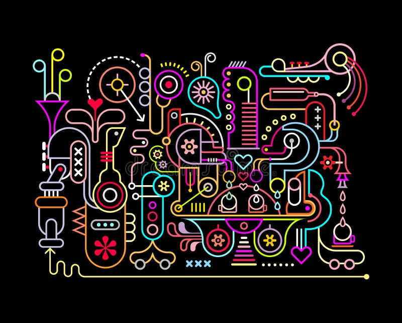 Music Studio stock illustration