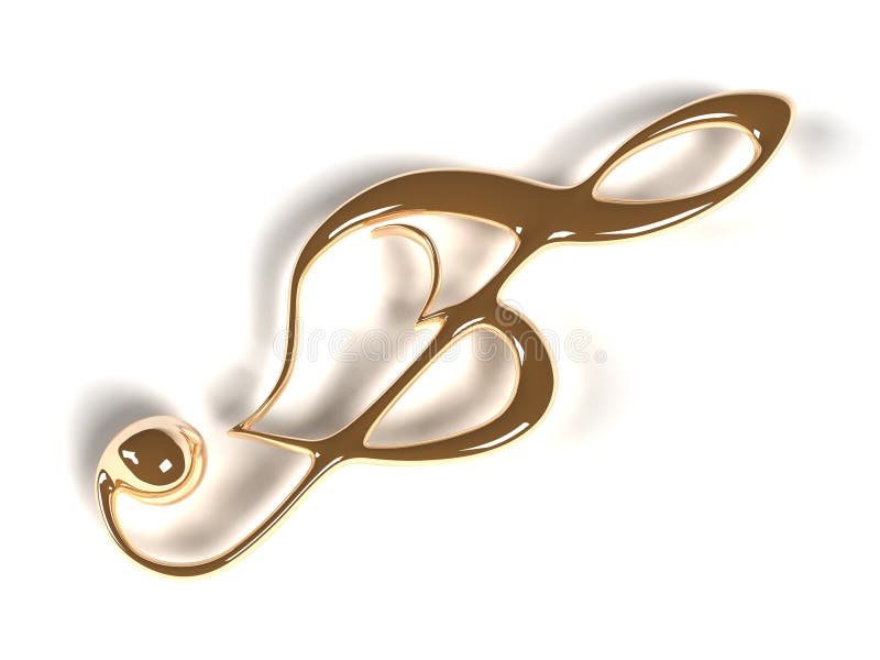 Music symbol royalty free illustration