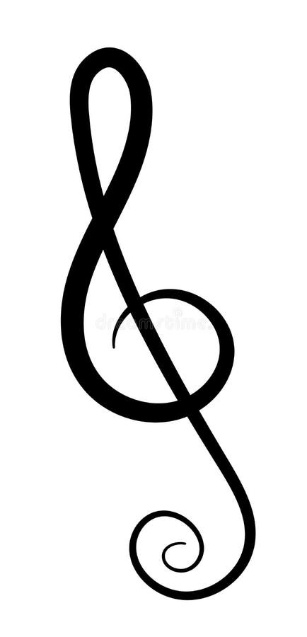Music symbol stock vector. Illustration of shape, icon - 65439142