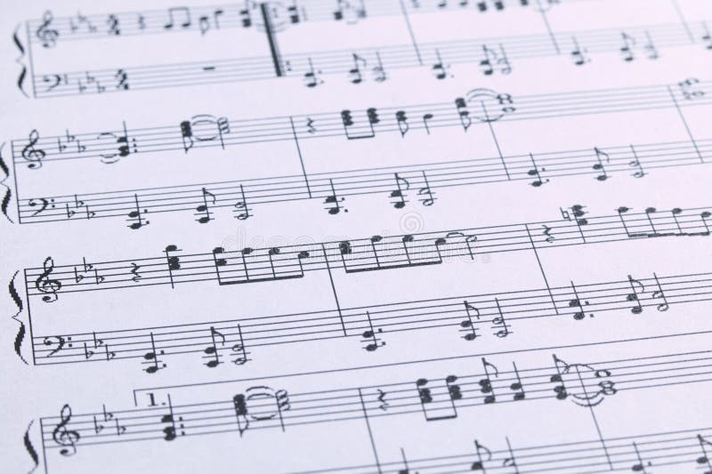 Musica di strato del piano fotografia stock Musica di strato del piano fotografia stock