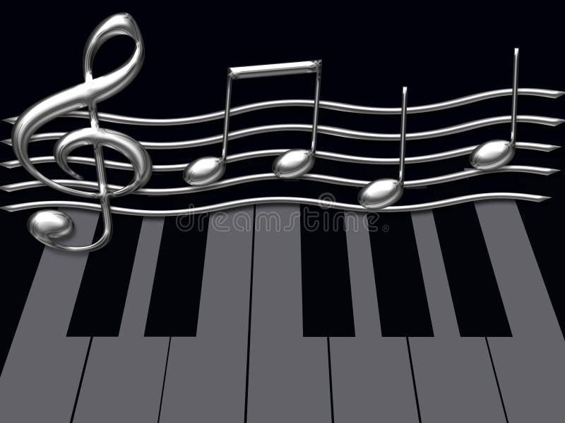 Musical abstraction stock vector. Illustration of stave 28599665