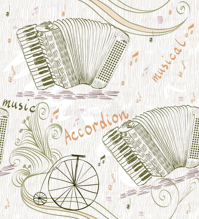 Accordion vector stock vector. Illustration of musical - 23931386