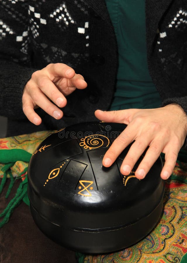 Musical Instrument Hang Drum. Hapi Drum Stock Photo Image of musical, play 83932272