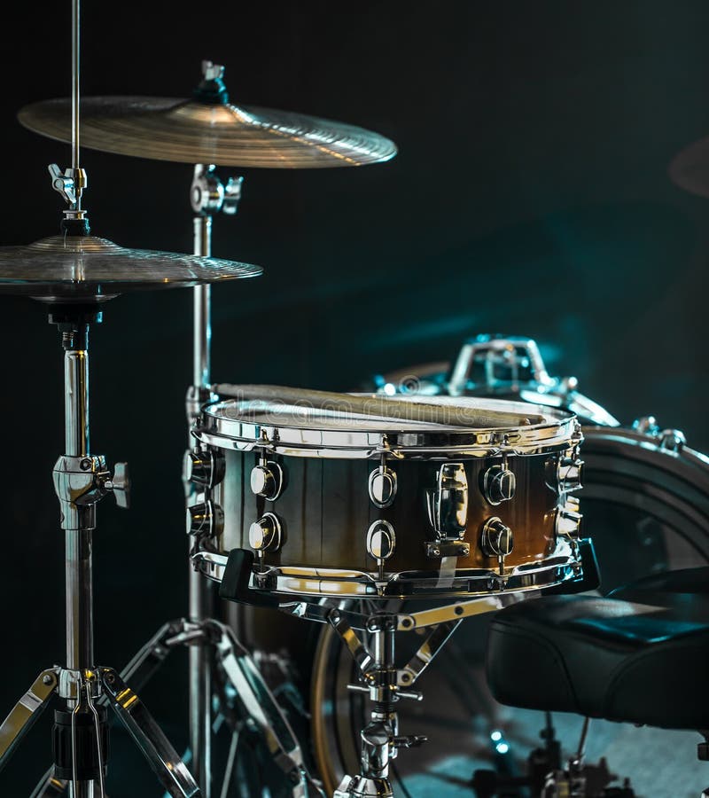 Detail Of A Drum Kit Closeup. Stock Image Image Of Percussion A31