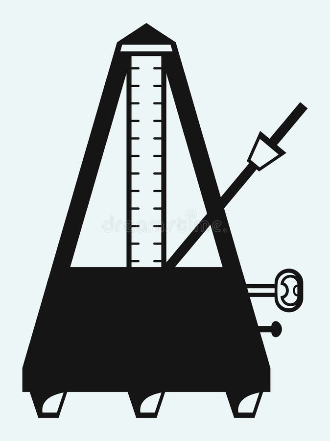 Musical metronome stock vector. Illustration of design 29179301