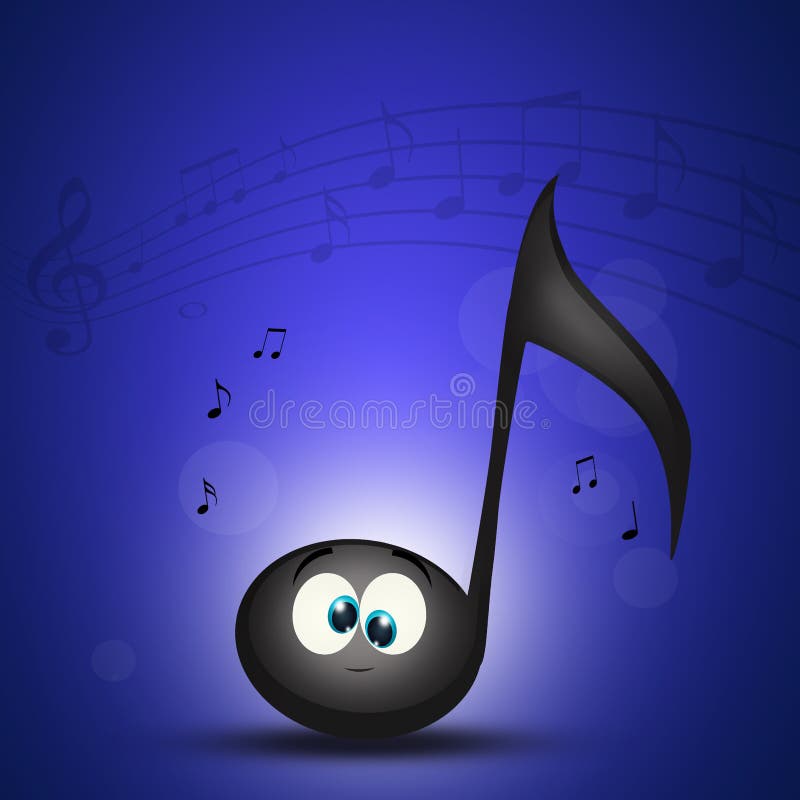 Musical Note with Funny Face Stock Illustration - Illustration of musical, celebration: 169958571 Musical Note with Funny Face Stock Illustration - Illustration of musical, celebration: 169958571