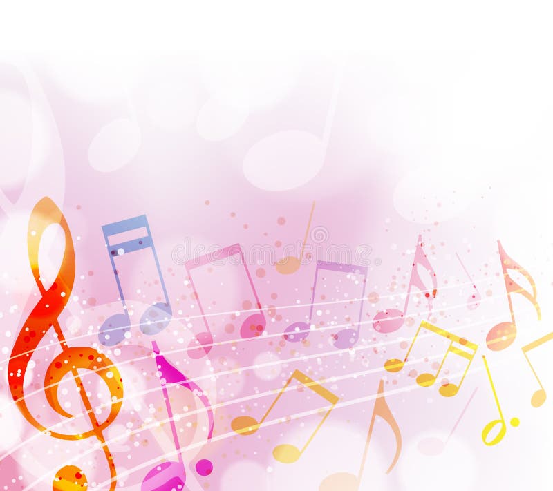 Musical Notes royalty free illustration