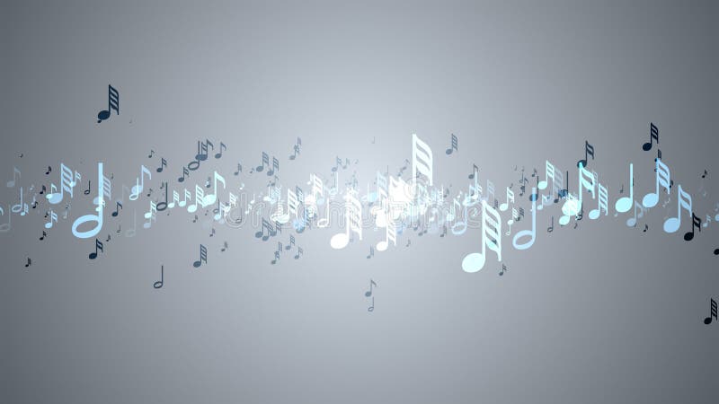 The musical notes with depth of field royalty free illustration The musical notes with depth of field royalty free illustration