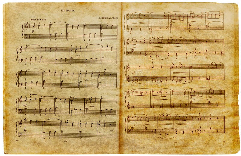 Musical old notes page stock photo Image of melody music Musical old notes page stock photo Image of melody music