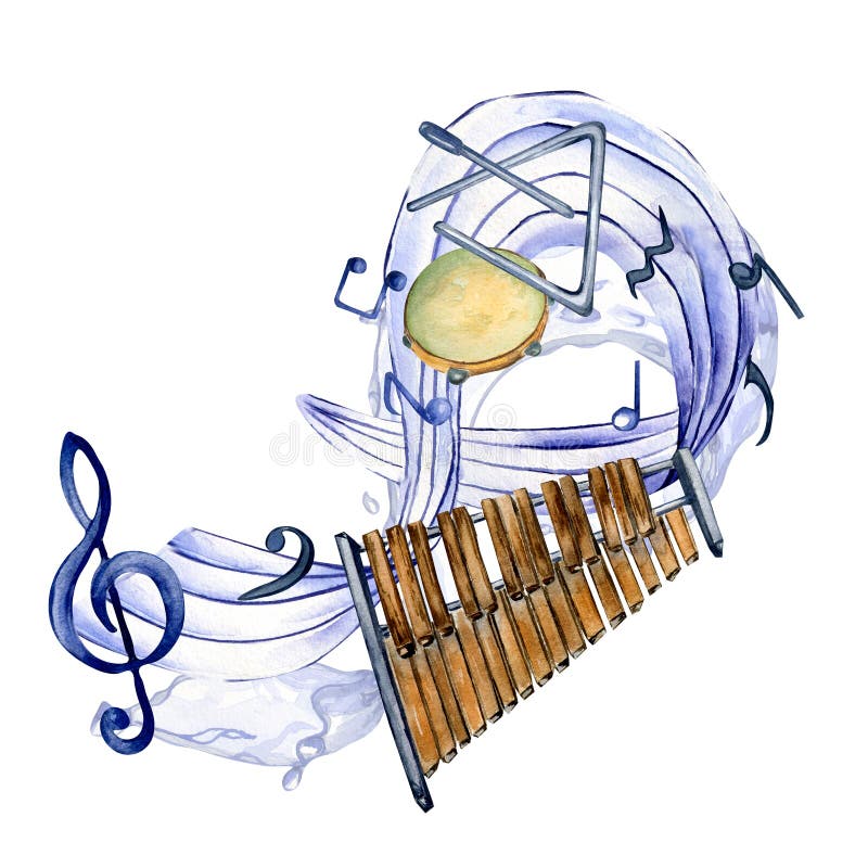 Percussion-triangle Instrument Musical Illustration Vectorielle