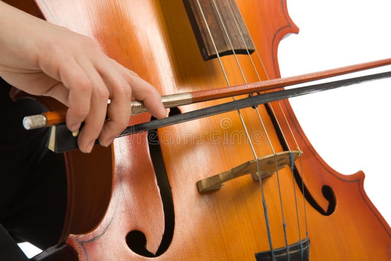 Musician with cello