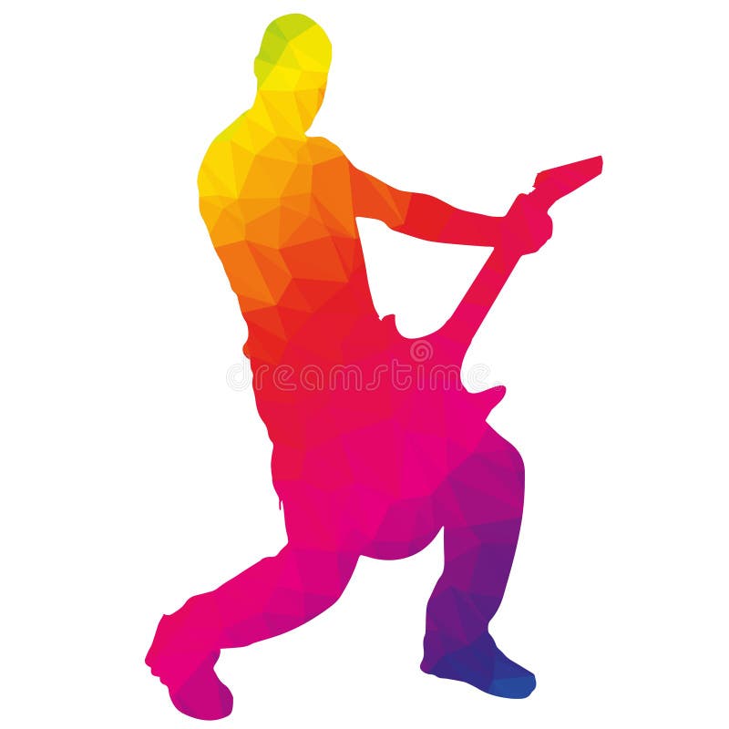 musicien de silhouette illustration de vecteur musicien de silhouette illustration de vecteur