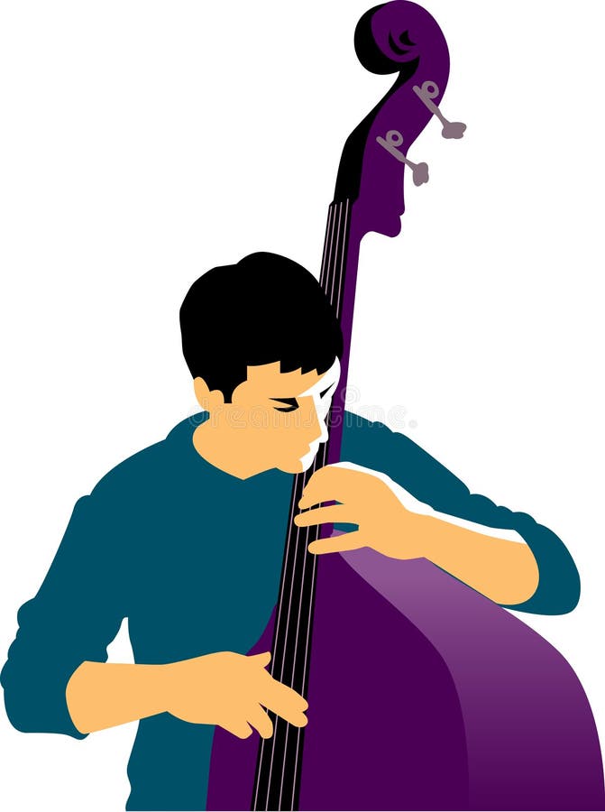 Musicien et perche abstraits illustration libre de droits Musicien et perche abstraits illustration libre de droits
