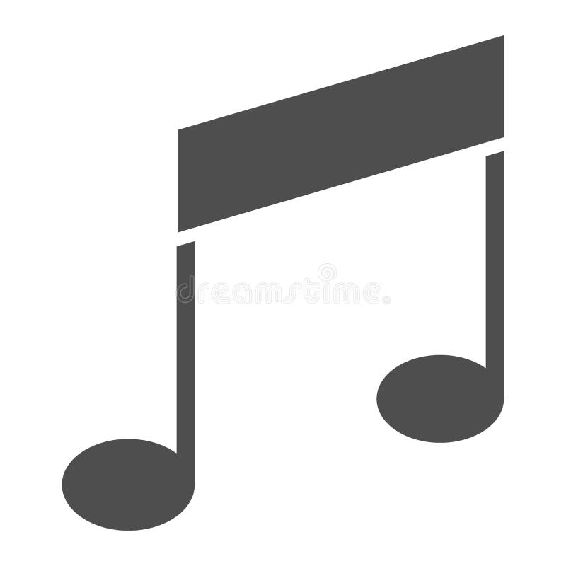 Musikanmerkung Glyphikone, Musical und Ton, Melodienzeichen, Vektorgrafik, ein festes Muster auf einem weißen Hintergrund lizenzfreie abbildung Musikanmerkung Glyphikone, Musical und Ton, Melodienzeichen, Vektorgrafik, ein festes Muster auf einem weißen Hintergrund lizenzfreie abbildung